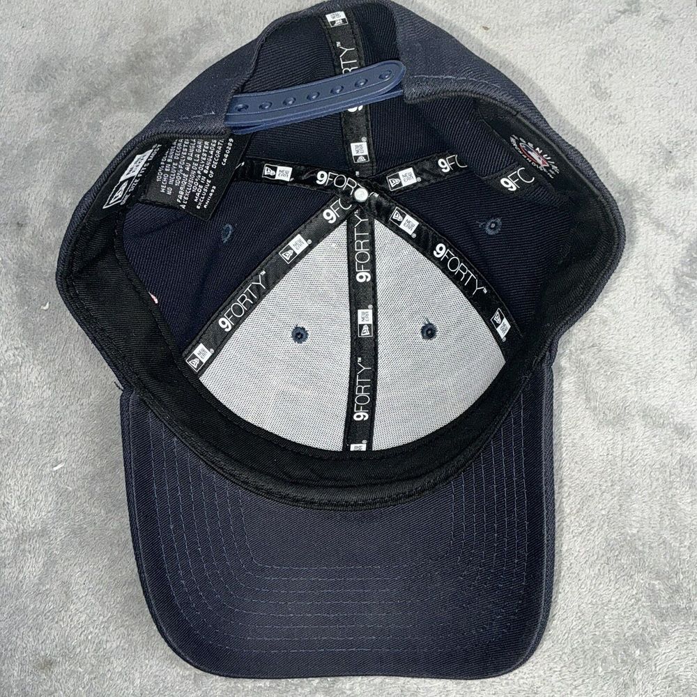Atlanta Braves New Era 9Forty Hat Navy Patch EST. 1871 SnapBack Baseball Cap - Picture 5 of 7